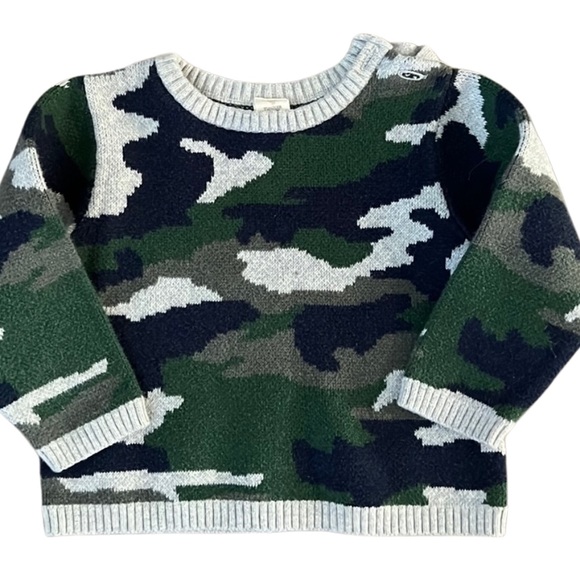 Tucker and Tate little boys camo sweater - Picture 1 of 6